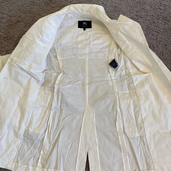 Burberry white/cream trench coat UK10 - Picture 10 of 17